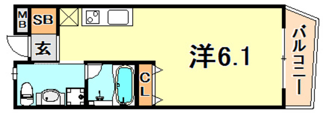 Ｇｉｕｌｉａ須磨浦IIIの間取り