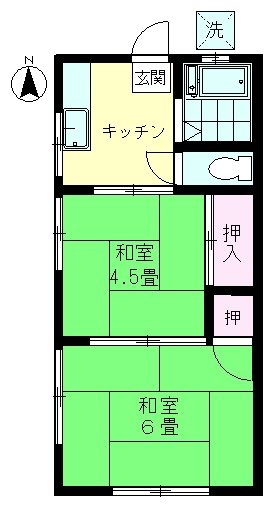 みなとコーポの間取り