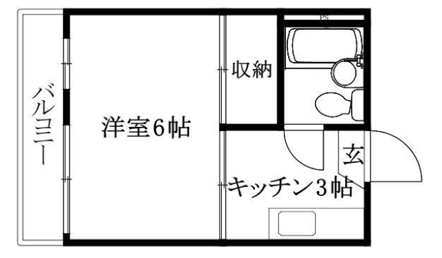 カンパニュラ北代の間取り