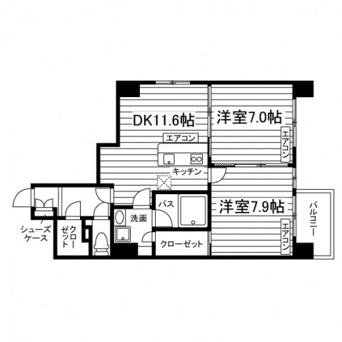 S-FORT 知恩院前の間取り