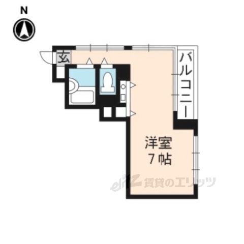 クリーンリビング四条大宮の間取り