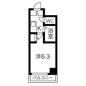 プリミエール山の手の間取り