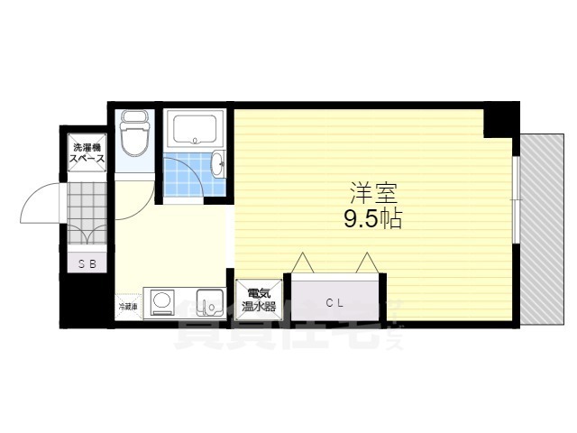 【吹田市朝日町のマンションの間取り】