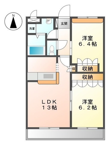 Le Claire Fの間取り