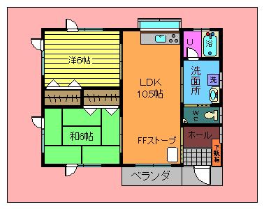 ネーブルKの間取り