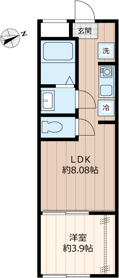 Erfolg鳩ケ谷の間取り