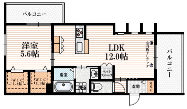 Ｌｅ　Ｃｉｅｌの間取り