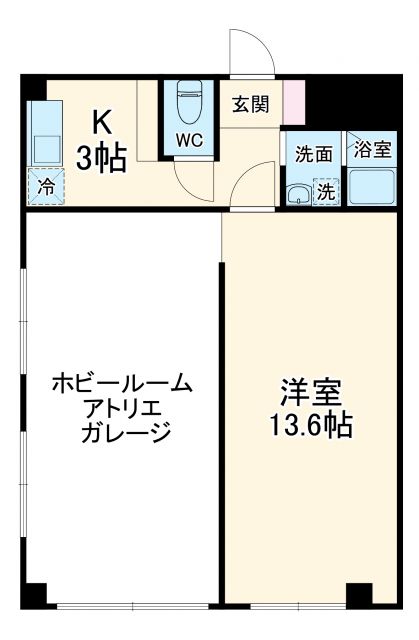 ＹＡＳＵＩビル第１５の間取り