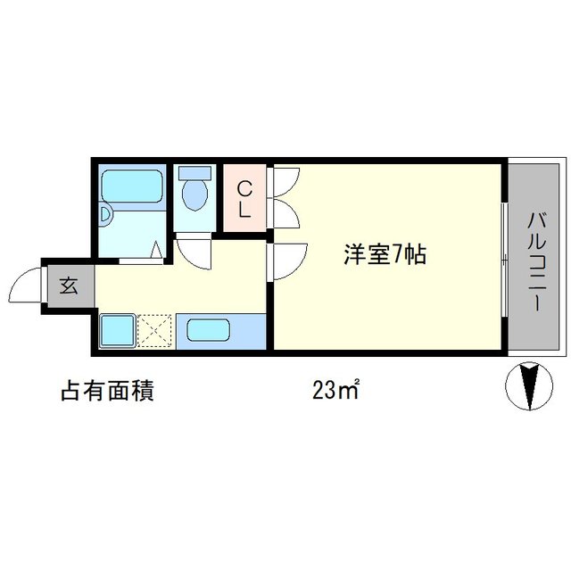 モンエスパシオ松ヶ崎の間取り