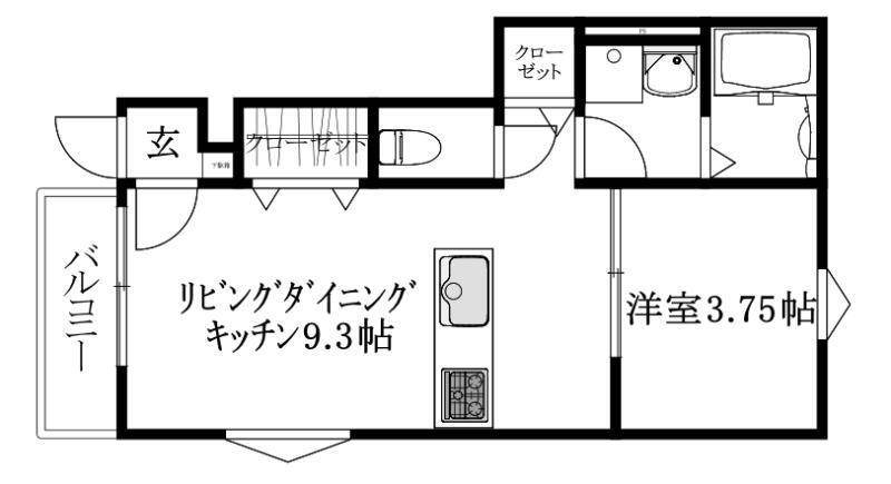 ＬＵＭＩＥＬＥ高岡の間取り