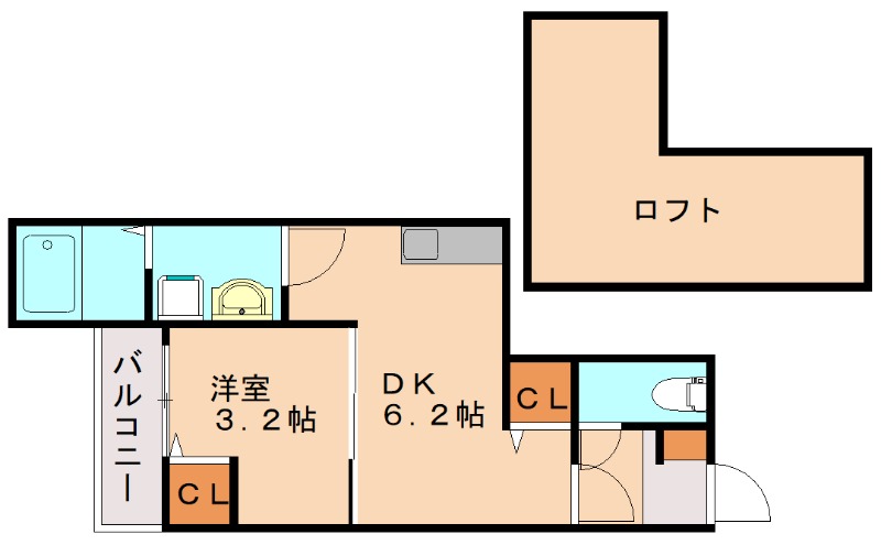 セリエ周船寺の間取り