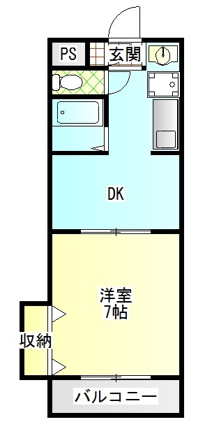 ぐりーんヒルズ中之庄の間取り