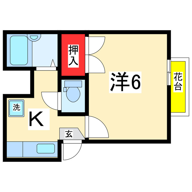 カーサフタバの間取り