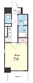 名古屋市北区大曽根のマンションの間取り