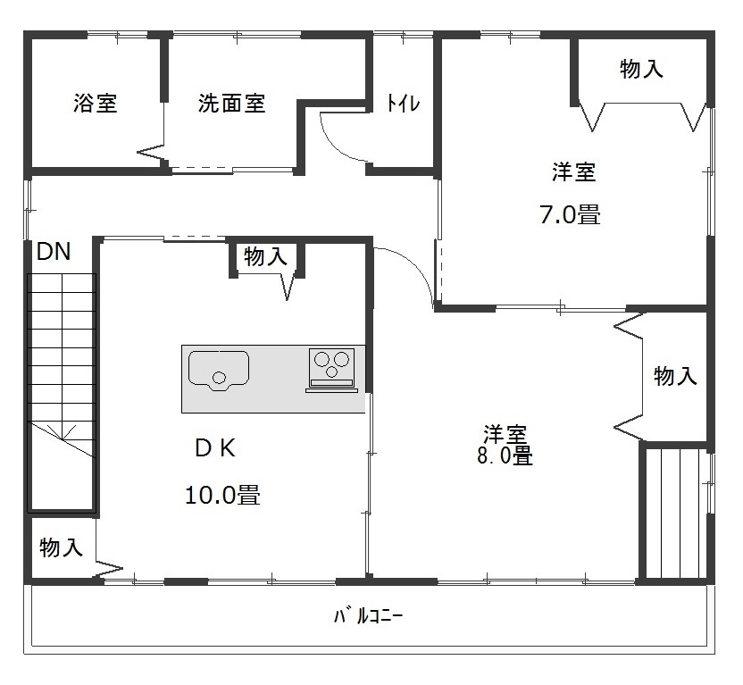 SKNの間取り