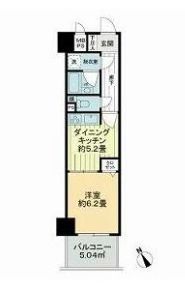 横須賀市東浦賀のマンションの間取り