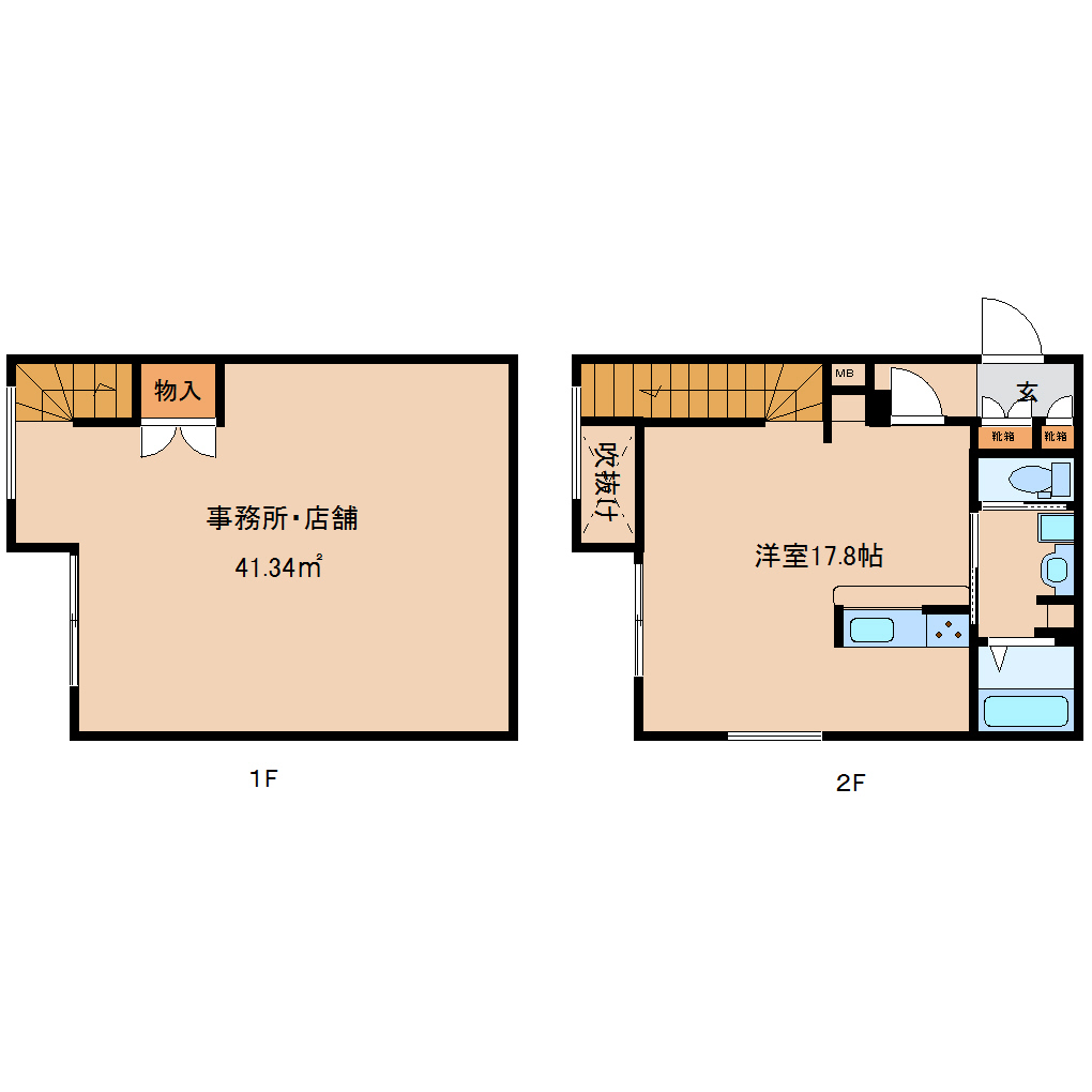 奈良市南城戸町のマンションの間取り