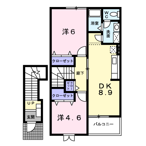 アン・フルールの間取り