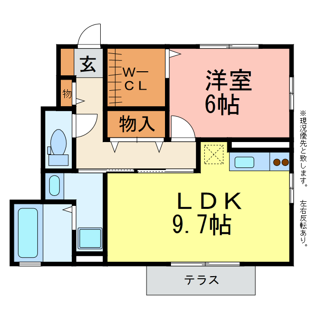 ボヌールの間取り