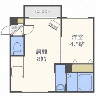 アメニティーズ美園の間取り