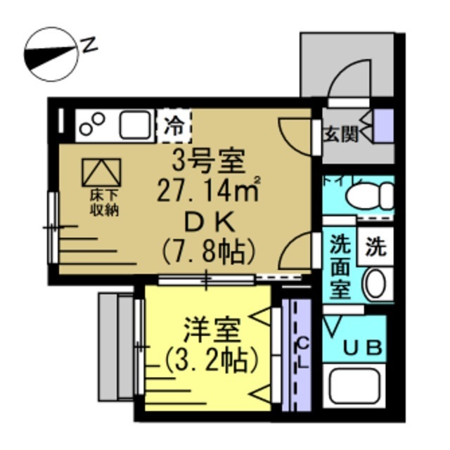 船橋市海神のアパートの間取り