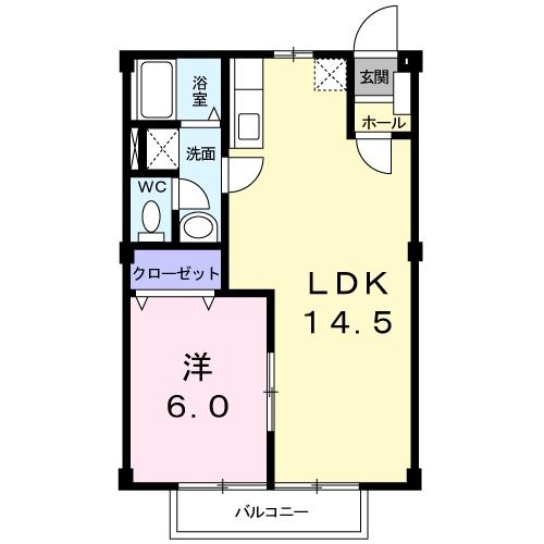 ソレイユ唐崎の間取り