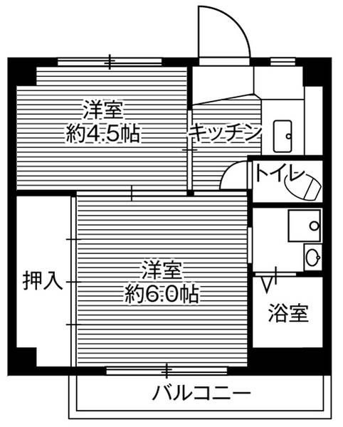 横浜市旭区善部町のマンションの間取り