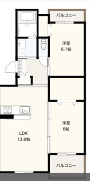 エタニティ参番館の間取り