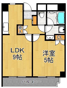 川崎市幸区南加瀬のマンションの間取り