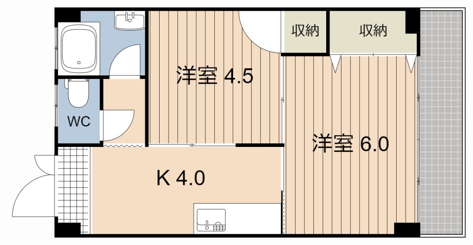 末吉ビル（鴨池）の間取り