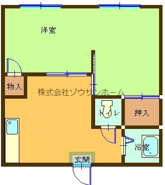 太田レジデンスＢ棟の間取り