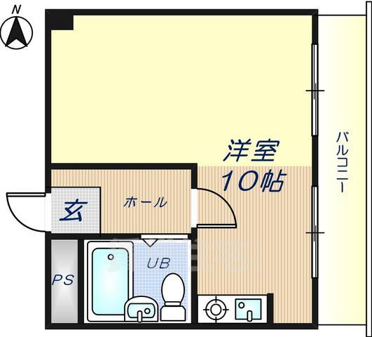 東大阪市本町のマンションの間取り