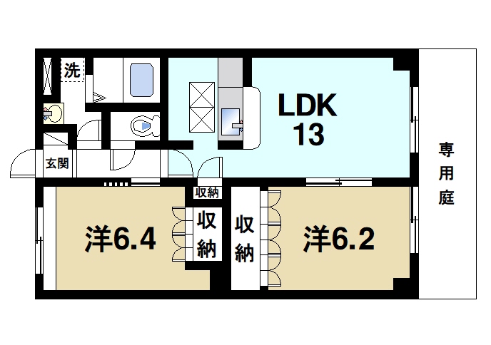 木津川市梅美台のマンションの間取り