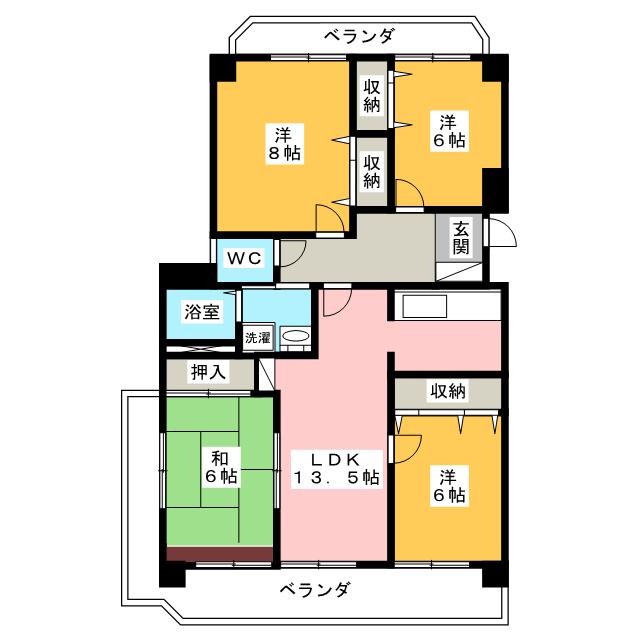 メゾンファミールの間取り