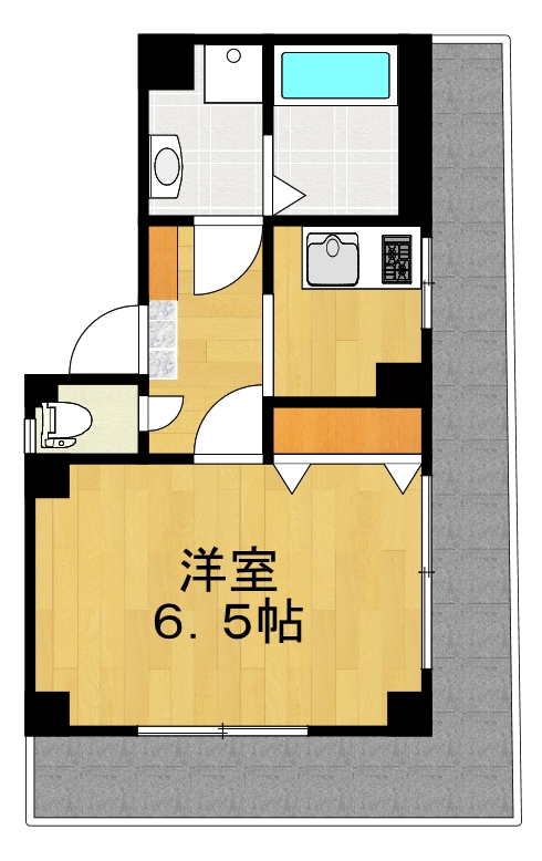 横浜市港北区高田西のマンションの間取り