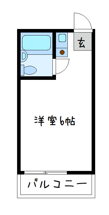 堺市中区土塔町のマンションの間取り