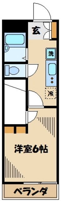 レオパレスコスモスの間取り