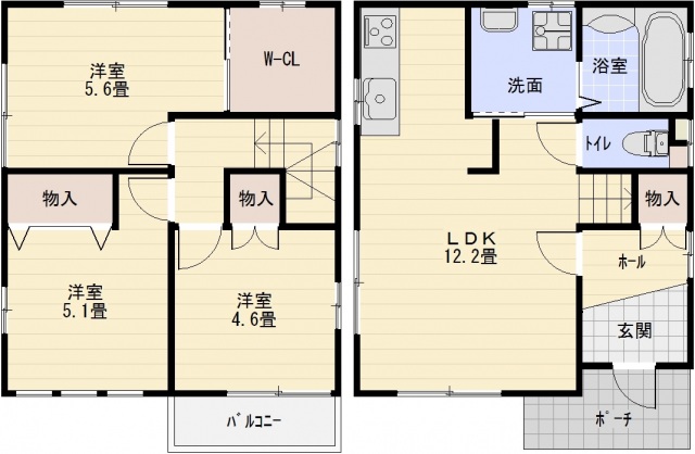 【フジパレス戸建賃貸八尾市柏村町の間取り】