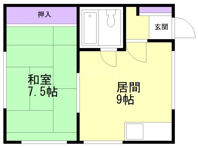 公園前ハウスの間取り