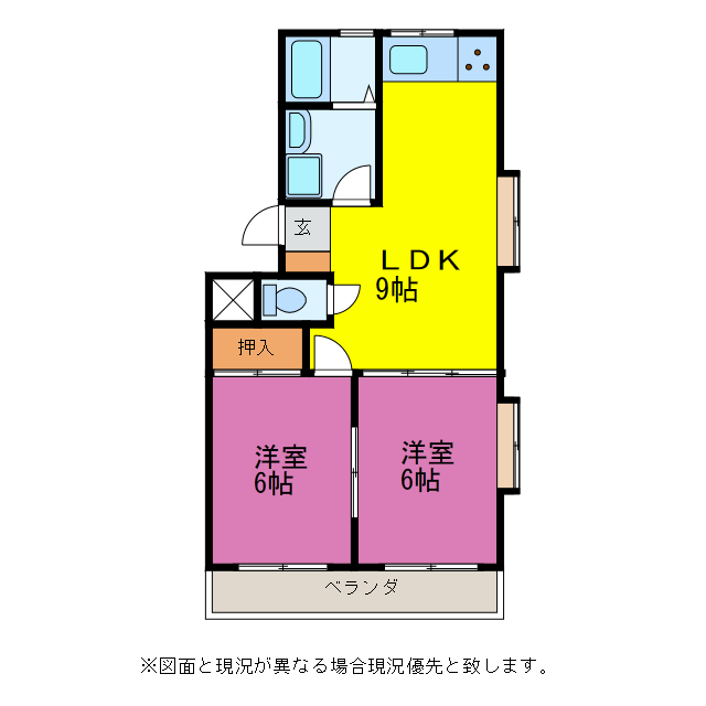 ボナールIIの間取り