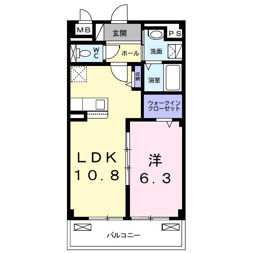 カーサ　フェリーチェの間取り