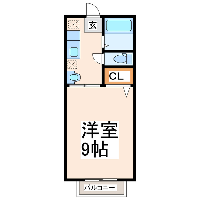 ビレッジ池亀の間取り