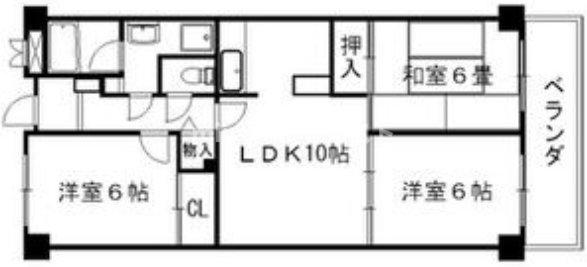 リップルメゾン富士2の間取り