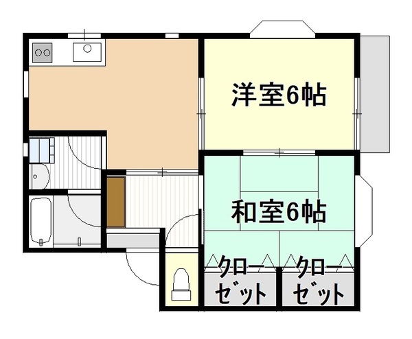 ハイツＹＡＷＡＲＡの間取り