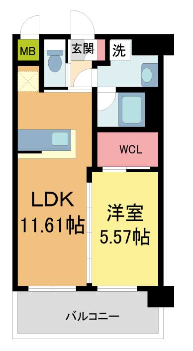プレジオさくら夙川の間取り