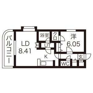 岩手県盛岡市向中野４（マンション）の賃貸物件の間取り