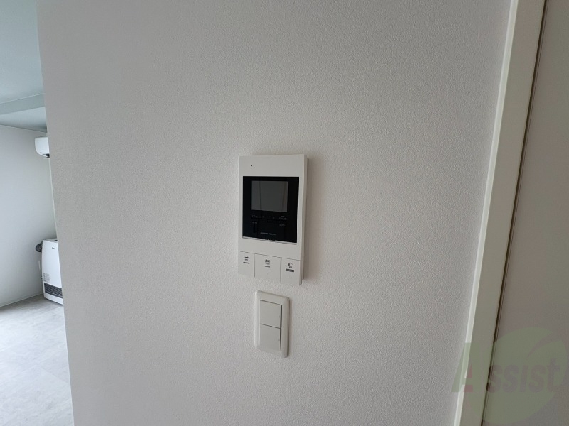 セキュリティ　インターホンです。オートロック付きで安心のマンションです。