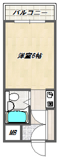 ダイケンビル光善寺の間取り写真