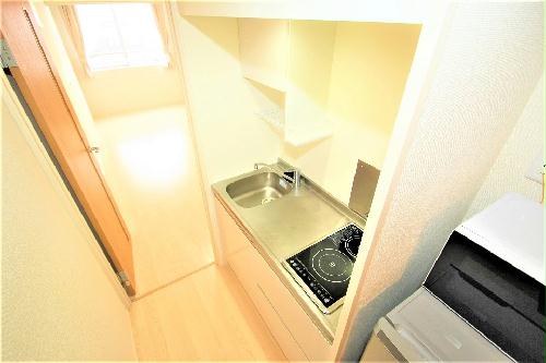 キッチン　IH2口コンロです！料理もバッチリですね！