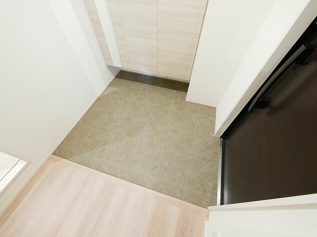 玄関　明るい玄関です